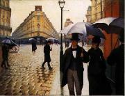 Gustave Caillebotte Paris Street, Rainy Weather oil on canvas